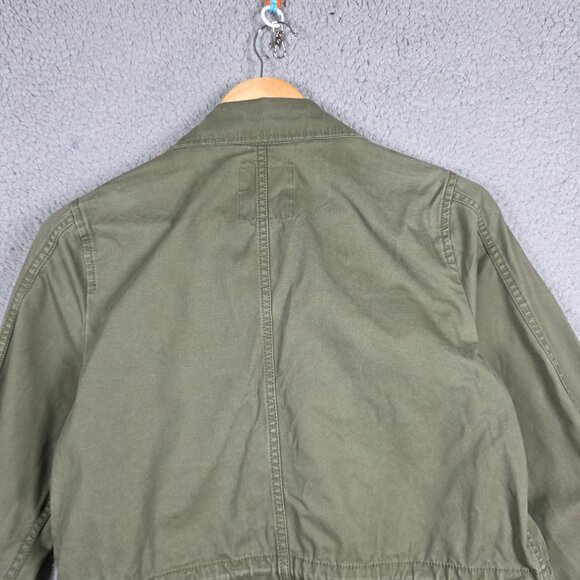 Madewell Jacket Womens Size Small Foliage Green Surplus Field Military Zip 90s - Picture 6 of 15